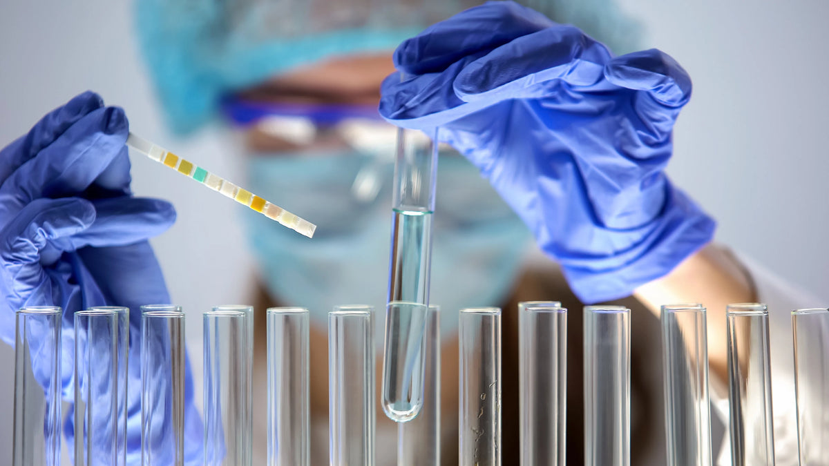 pH-Test and initial evaluation
